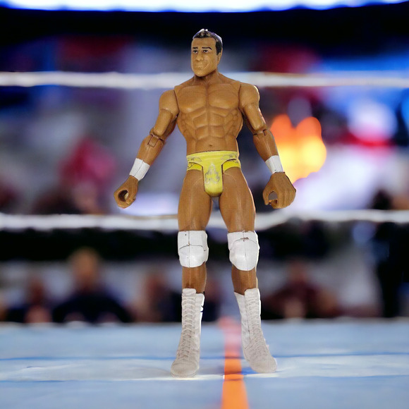 WWE Alberto Del Rio 2011 Mattel Action Figure Yellow Trunks 7" - Picture 1 of 3
